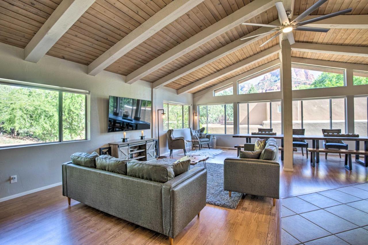 Sedona Hideaway With Swim Spa And Private Tavern! Kültér fotó